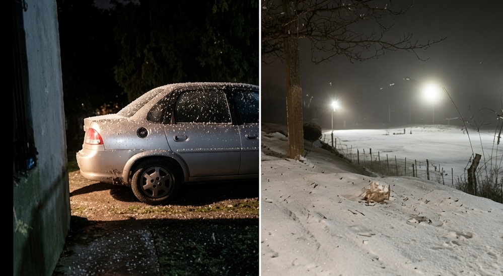 La ola de frío dejó nieve en Tucumán y en varias otras regiones del país